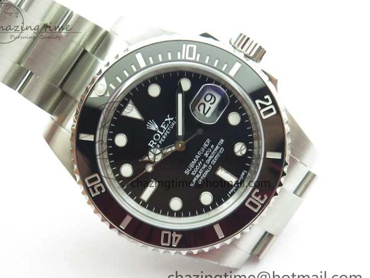 MiroTime 0409 Submariner 116610 LN Black Ceramic ZRF 1:1 Best Edition on SS Bracelet VR3135 (CF Bezel) Contemporary 2758